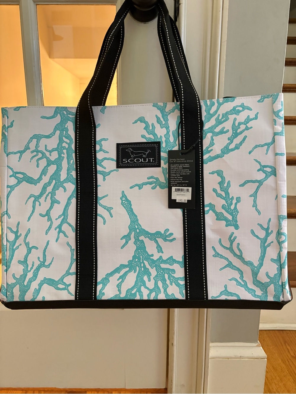 Scout Coral Fixation Reef Print Deano Tote NWT